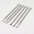 Hot Sale Stainless Steel Pusher Nail Cuticle Double Headed Removing Dead Skin Nail Pusher Tool Pretreatment Nail Metal Push Tool