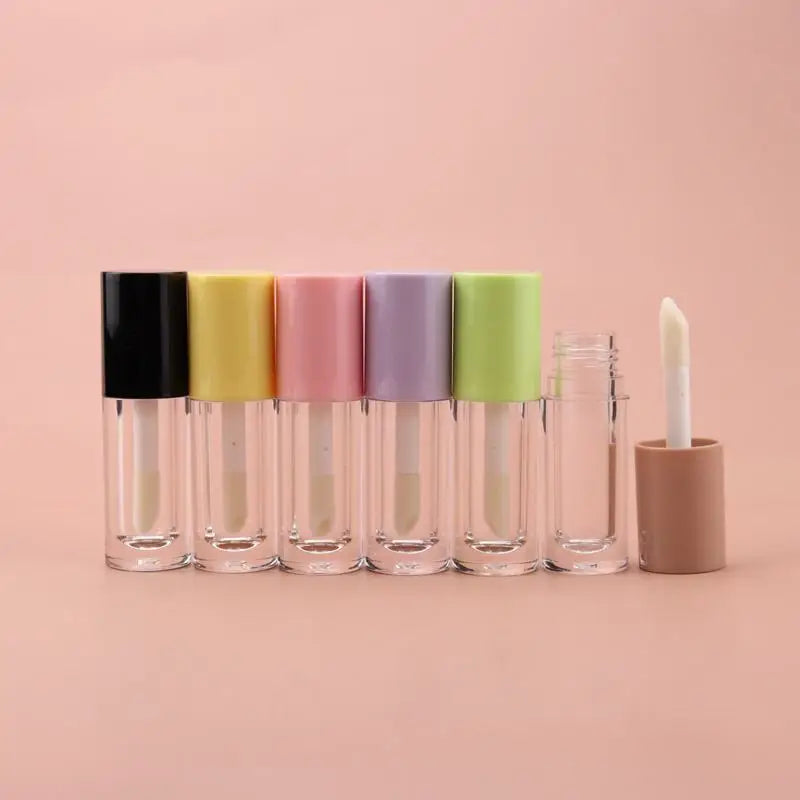 Wholesale Plastic Large Capacity Empty Lip Gloss Tube Container 6ml with Big Brush Customizable Color OEM/ODM Accepted