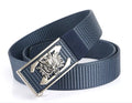 Wholesale New Men's Spine Stretch Belt  Riggers Belts for Men Adjustable Quick-Release Outdoor Jeans Business Fabric Belts