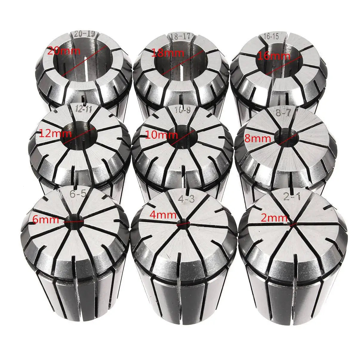 ER11 ER16 ER20 ER25 ER32 AA High Precision 0.005 mm Spring Collet Suitable Engraving Machine Spindle CNC Machining Center