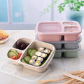Children's & Adult Plastic Lunch Box with Microwave Safe PP Food Packaging Plastic Lid-Warm Bento Lunch Bento for School