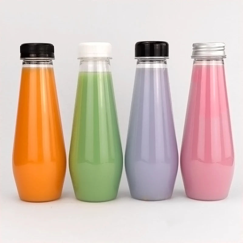 Factory Food Grade Biodegradable 12oz 350ml PET Plastic Fruit Juice Bottle for Mineral Water Bottle Fruit Beverage Juice Bottle