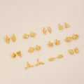 18K Gold Plated Brass Cute Children's Pendants Little Sea Monster Whale Starfish Charms Beach Marine Organism Jewelry Making