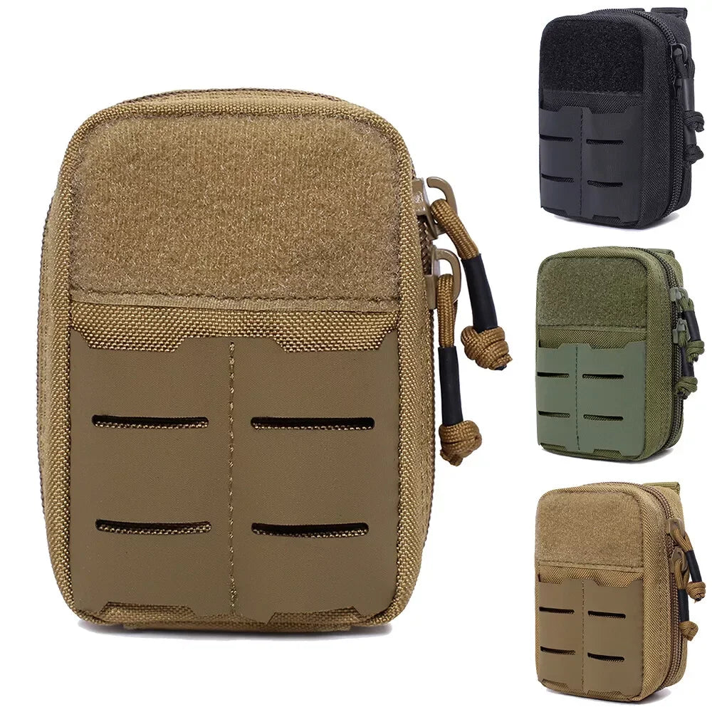 Update New Tactical Waist Pack Bag Molle Pouch Fanny Pack Pocket Velcro for Outdoor Sports