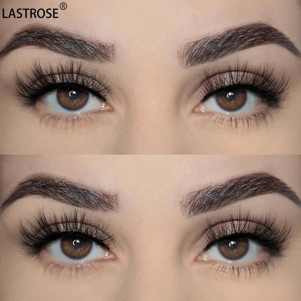 Wholesale 15mm Natural Faux Mink Full Strip Eyelashes Private Label Lashbox Packaging with Custom Design