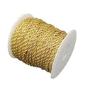 304 Stainless Steel 25Mx4Mm Gold Twisted Rope Chain Jewelry Findings & Components