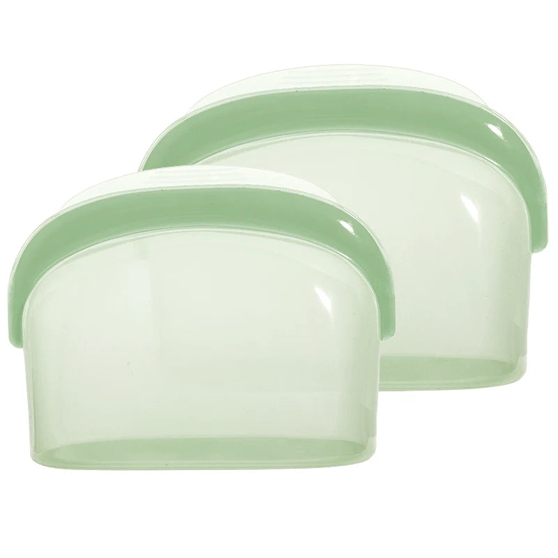 Platinum-Cured Silicone Food Bag Oven  Microwave Reusable Storing Food Bag Silicone Food Container Without BPA Latex Phthalates
