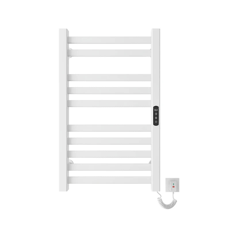 Wall Mounted Stainless Steel Bathroom Towel Dryer with Timer & Fast Heating Electric Heated Towel Rack 2-Year Warranty