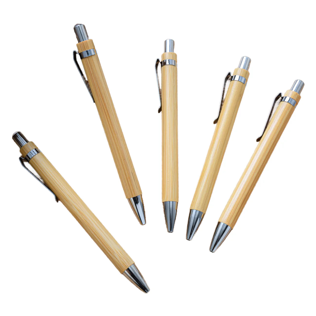 Customizable Logo Eco-Friendly Bamboo Ballpoint Pen 1.0mm Writing Width Stylistic Novelty Wooden Pen Promotional Gift