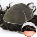 Full Lace System Hot Sale Toupee Human Hair for Men Natural Hairline All Lace Hair System No Shedding Hair Piece