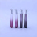 Empty Essential Oil Use10ml Gradient Cosmetic Packaging Glass Roll on Bottle with Silver Lid