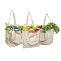 Wholesale Organic Natural Cotton Canvas Cloth Plain Blank Bulk Reusable Foldable Tote Shopping Bag With Custom Printed Logo