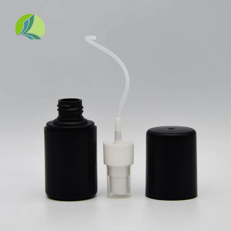 Premium Cheap Plastic Black Spray Bottle 55ml Cosmetic Packaging Fine Mist Spray Bottle Alcohol Travel Dispenser Bottle