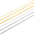 Fashion Stainless Steel Silver and 18k Gold Plated Herringbone Chain Necklace for Men and Women 2 2.5 3 4 5 6mm Wide