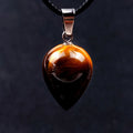 HZ Handmade Tiger Eye Teardrop Shape Wholesale Online Manufacture Gemstone Crystal Pendants Jewelry