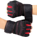 Cycling Gloves Non-slip Breathable Weightlifting Gym Sports Equipment Men and Women Short Half Finger Gloves
