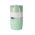 Eco-friendly Manual Wheat Straw PP Lemon Orange Fruit Squeezer Household Healthy Life Portable Fruit Juicer Blender