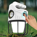 Helius 300LM Camping Light Super Bright Portable Work Light USB Rechargeable with Hook Emergency Charger for Hiking Fishing