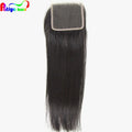 Raw Vietnamese Hair 4*4 Straight Thin Lace Front Closure Pre Pluck Hairline Transparent Top 100% Real Human Hair HD Lace Closure