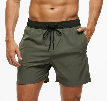 Swim Trunks Stretch  Beach Pants180 Grams Men's Volley Shorts Men's Customized Men Short Pants Casual