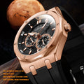 Fairwhale  Brand Waterproof Skeleton Luxury Mechanical Automatic Wrist Men Watch