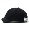 Short Brim Cotton Baseball Cap Men Women Casual Vintage Dad Hat Adjustable Trucker Style Low Profile Caps Nylon Fastener Tape