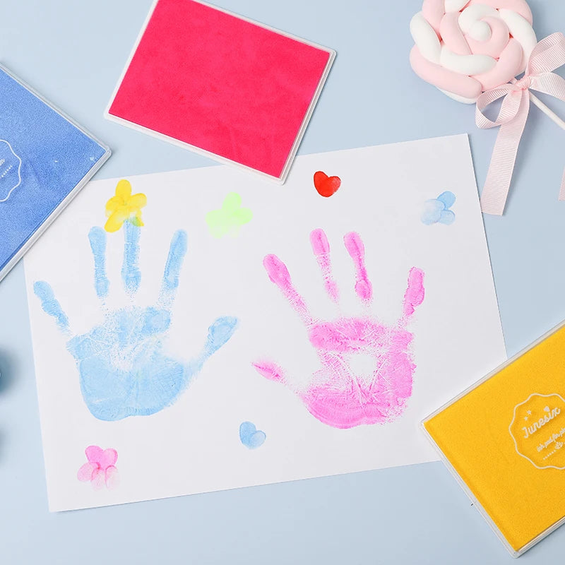 Top Selling Kids' DIY Creation Paint Inkpad Washable Palm Design Made of Durable Plastic MegaBDM