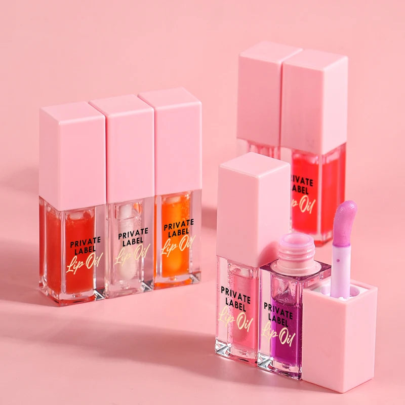 2025 New Moisturizing Lip Oil Low MOQ Custom Private Label Lip Oil Plumping Lip Oil