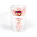 Custom Color Print Clear PVC PET PP Plastic Flower Tube Packaging Box Clear Cylinder Box