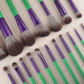 Best High Quality Green Oem Makeup Brushes Luxury Soft Hair Beauty Make up Brush Custom Fashion Green Makeup Brush Set