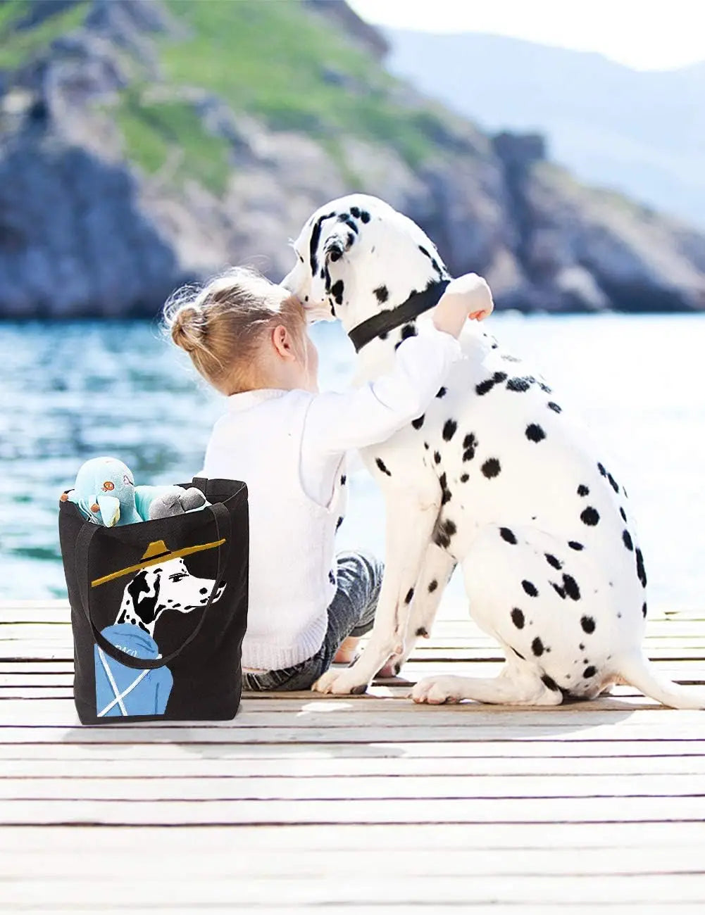 Reusable Designer Printing Custom Logo Beach Canvas Cotton Shopping Bag