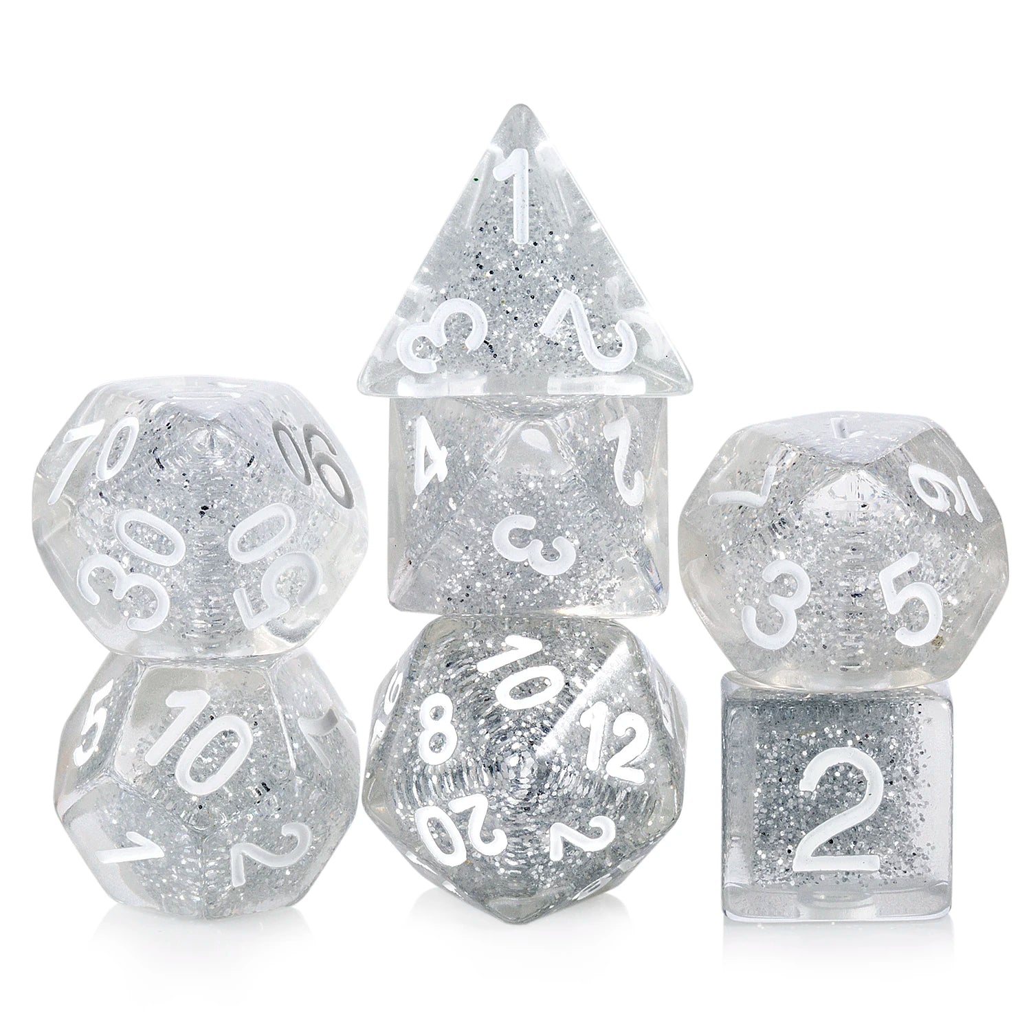 Factory Wholesale DND Polyhedral Resin Square 16mm Dice Set with Dragon Design for Dungeons & Dragons D&D Role Playing Games