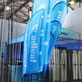 Wai Kwan Factory Outlet Outdoor 4.5M Custom Print Event Flying Beach Feather Flag Banner