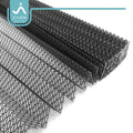 European Style Uv Resistant Anti-dust 16mm Polyester Pleated Mesh Rv Window Pet Plisse Fly Screen Door Folding Net Insect Screen