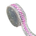 3mm Glass Rhinestone Trim Colorful Hotfix Crystal Rhinestones Chain DIY Dress Jewelry Ribbon Appliques Strass Applicator for