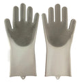 Multi Purpose Silicone Dish Washing Glove with Wash Scrubber