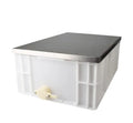 New Condition Stainless Steel Beekeeping Frame Honey Comb Uncapping Tray Essential Tub for Hive Animal Husbandry Equipment