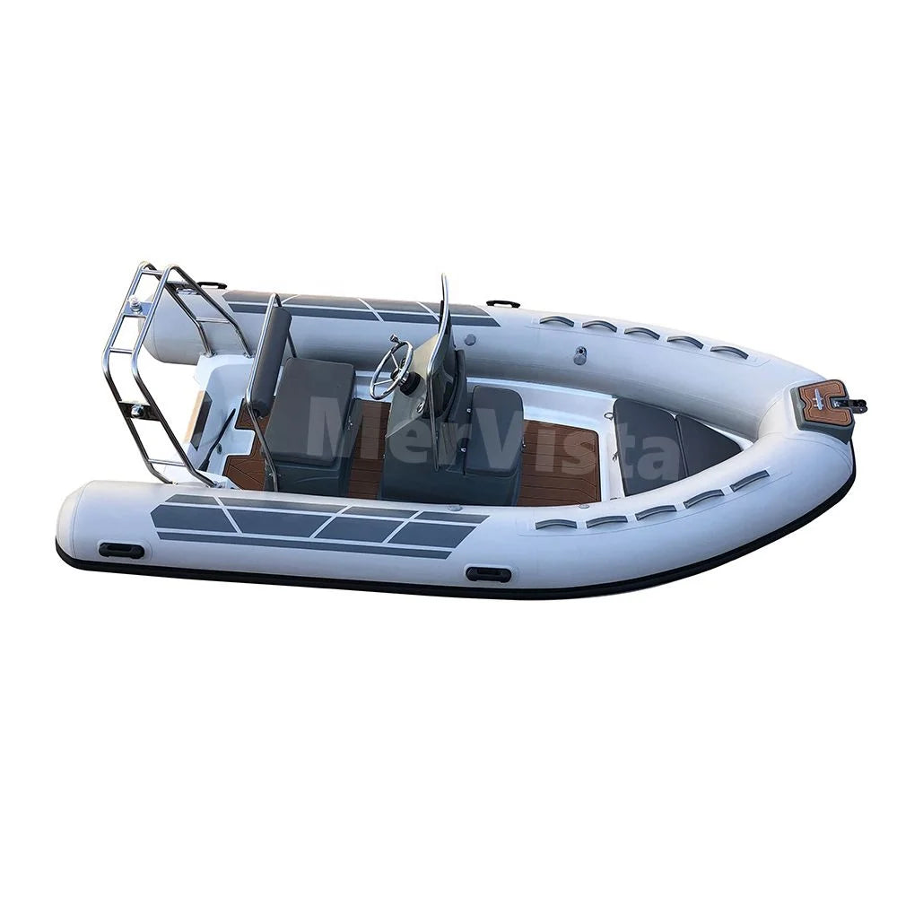 Norway 14ft Cheap Fiberglass Center Console Fishing Boat Rib Boat430 Commercial Fishing Boat for Sale