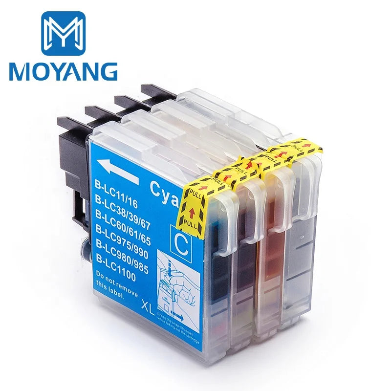 MoYang Compatible for Brother LC39 Ink Cartridges DCP-J125/J140W/J315W/J515W MFC-J265W/J410/J415W/J220/J615W  Printer