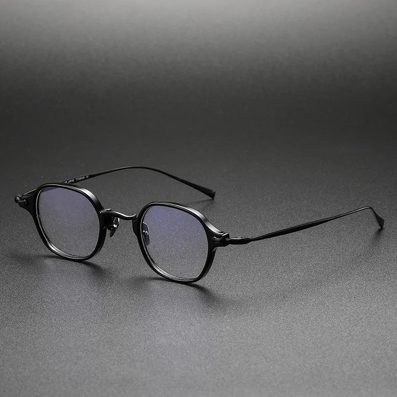 Unisex Anti Blue Computer Glasses Acetate Optical Frame Titanium Frame Fashion Glasses Custom Logo for Reading