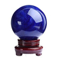 Wholesale Blue Quartz Crystal Spheres Gemstone Balls Blue Smelting Stone Balls Crystal Balls Spheres for Carfts