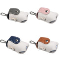 Wholesale PU Leather Mini Portable Pocket Golf Ball Pouch with Hook Durable Golf Accessories Storage