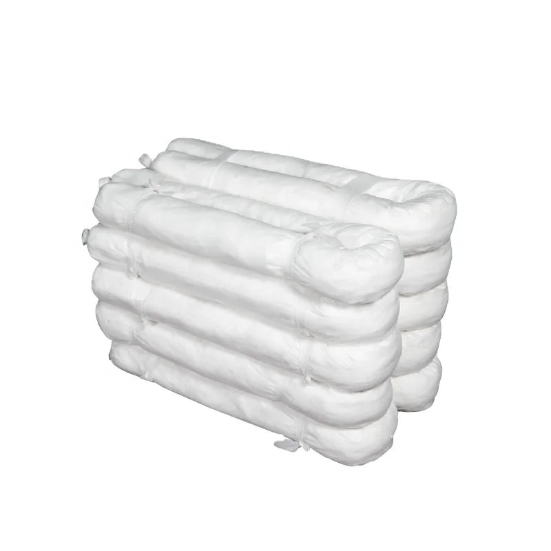 Equipment Polypropylene White Oil Spill Absorbent Barrier Socks