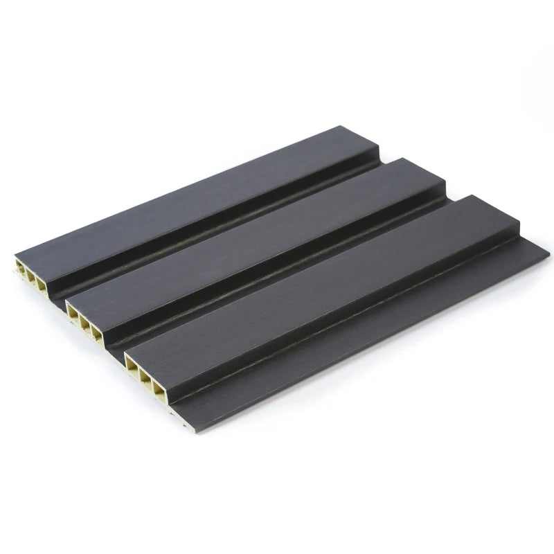 Wholesale High-End Fashion WPCwool Material Environment Friendly Waterproof Modern Design Fluted Wall Panels Interior Boards for