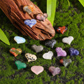 Polished Rare Wide Heart Shape Gemstone Hand Carved Reiki Healing Puffy Heart Quartz Crystal Carving/Crystal Heart