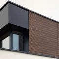 European Style 219x26mm Waterproof Fluted Outdoor Exterior Decorate Wall Panel Wood Plastic Composite WPC Wall Cladding Panel