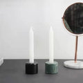 Nordic Decorative Candleholder Stone Porcelain Marble Unique Candleholders Candlestick Taper Candle Holder Marble for Home Decor