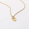 Customize Casting Stainless Steel Elizabeth Victoria Queen Pendant Necklace