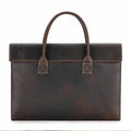 Retro Design Genuine Leather Briefcase Men Laptop Bag Suitable for Business Use Men Travel Lightweight Handbag