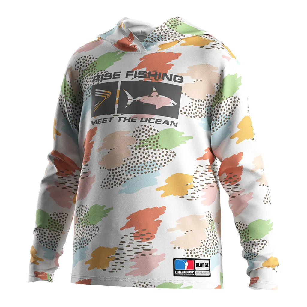Kids Fishing Wear Quick Dry Performance Hoodie Long Sleeve Sun Protection Kids Fishing Shirts